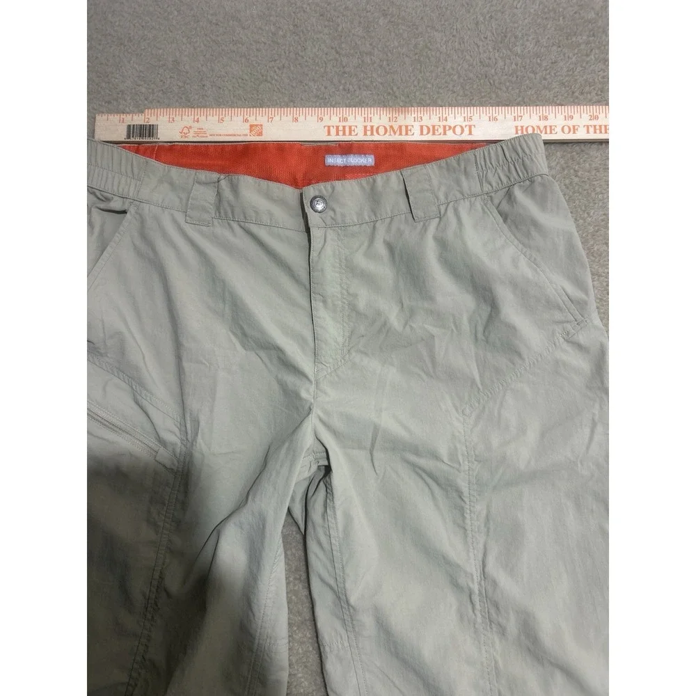 Columbia Pants Men's 38 Beige‎ Lightweight Nylon Insect Blocker Hiking Camping